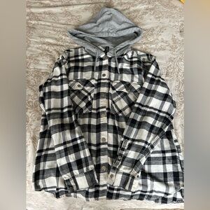 Hoodie flannel